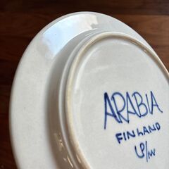 希少　Arabia　Anemone　アネモネ　絵柄入り　プレート　16cm　レア　アラビア　北欧　ヴィンテージ食器の画像
