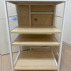 キッチンラック キャスター付き　中古の画像