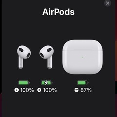 Apple AirPods 3 左耳とケースの画像
