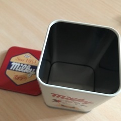 未使用品　レトロ　綺麗め　ぺこちゃん　缶　の画像