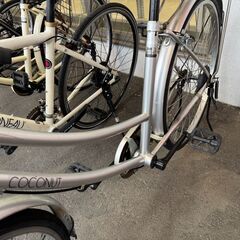 ★店頭にて試乗可★ J3353　【リユースのサカイ柏店】　軽快自転車　26インチ　ダイナモライト　シルバー　　簡易クリーニング済　 中古自転車 　流山市 中古自転車 松戸市 中古自転車 我孫子市 中古自転車 船橋市 中古自転車 守谷市 中古自転車 取手市 中古自転車　の画像