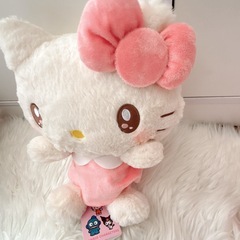 ★12.ぬいぐるみ　ハローキティ キティちゃん サンリオ 希少品 レアの画像