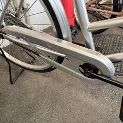 ★店頭にて試乗可★ J3353　【リユースのサカイ柏店】　軽快自転車　26インチ　ダイナモライト　シルバー　　簡易クリーニング済　 中古自転車 　流山市 中古自転車 松戸市 中古自転車 我孫子市 中古自転車 船橋市 中古自転車 守谷市 中古自転車 取手市 中古自転車　の画像