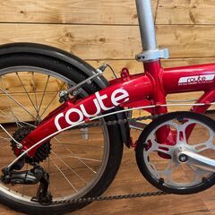 中古整備品 試乗できます DAHON route 折りたたみ20インチ自転車 の画像