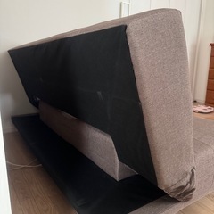 ソファベッド 3人掛け リクライニング 3P セミダブルベッドの画像