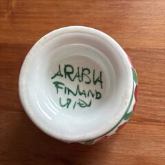 希少　Arabia　Purpuri Jenkka　クリーマー　シュガーポット　アラビア　プルプリイェンカ　レア　北欧　ヴィンテージ食器の画像