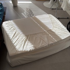 無料！シングルマットレス　三つ折り　コンパクト　ケース付きの画像