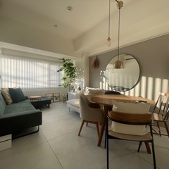 IKEA 90cm丸ミラーの画像