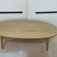 [引渡日要相談] ローテーブル　サイドテーブル　引き出しの画像