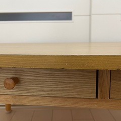 [引渡日要相談] ローテーブル　サイドテーブル　引き出しの画像