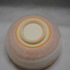 [1815] 清水焼 茶碗 ピンク 12cm 硝子紬 平安 光硨造 陶器製の画像