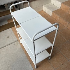 キッチン３段式キャスター付きワゴンの画像