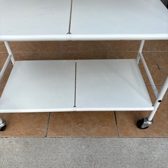 キッチン３段式キャスター付きワゴンの画像