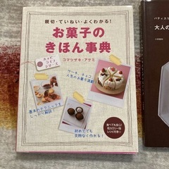 お菓子作りに役立つレシピ本　3冊セットの画像