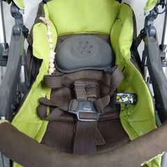 (E-443) Combi　Mamitas　コンビ　マミタス　ベビーカー　グリーン　A型　15㎏以下　お出かけ　赤ちゃん　引取歓迎　中古の画像