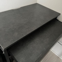 【お値下げ相談ok】パソコンデスク　作業机　オシャレなグレーの画像