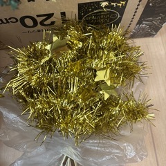 クリスマスツリー120cm オーナメント ライト付きの画像