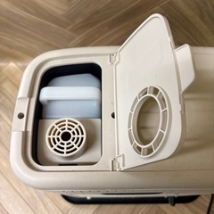 スチーム加湿機能付電気ストーブ QD213 2022年製の画像