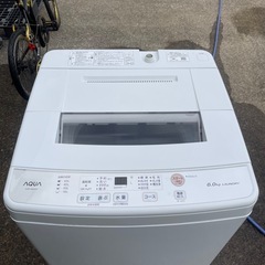 S-46　アクア　6k 全自動洗濯機の画像