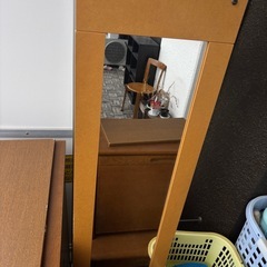 ミラー付き収納の画像