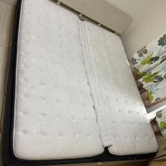 ニトリ　クイーンベッド、N-Sleep Hard 30cm マットレス幅170cmの画像