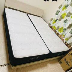 ニトリ　クイーンベッド、N-Sleep Hard 30cm マットレス幅170cmの画像