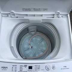 S-47　アクア　全自動洗濯機　4.5k の画像