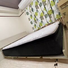 ニトリ　クイーンベッド、N-Sleep Hard 30cm マットレス幅170cmの画像