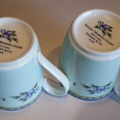 ティファニー マグカップ モーニンググローリー　2個  の画像