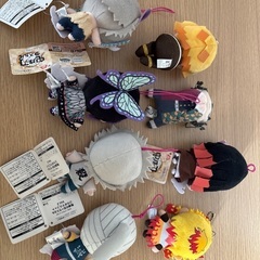 鬼滅の刃　ぬいぐるみ　キーチェーン　10点セットの画像