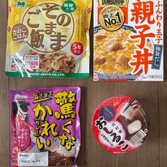 食品　まとめて　保存食　防災用にも　パウチの画像