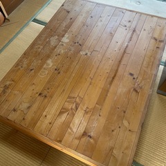 自作テーブルの画像