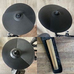 電子ドラム ドナー Donner DED-200 5ドラム3シンバル 練習用 スティック マット付き 取扱説明書付　　譜面立て付きの画像