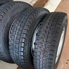 ★145R12 6PRスタッドレス！軽トラ！軽バン！ハブでかい三菱もOK！の画像