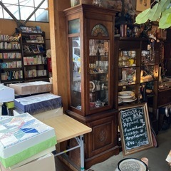 VINTAGE　蝦夷民芸 ショーケース【F01028】の画像