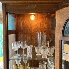 VINTAGE　蝦夷民芸 ショーケース【F01028】の画像