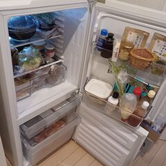 110L☆2020年製 TWINBIRD 2ドア冷蔵庫の画像