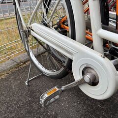 ★店頭にて試乗可★ J3354　【リユースのサカイ柏店】　軽快自転車　26インチ　オートライト　ホワイト　　簡易クリーニング済　 中古自転車 　流山市 中古自転車 松戸市 中古自転車 我孫子市 中古自転車 船橋市 中古自転車 守谷市 中古自転車 取手市 中古自転車　の画像