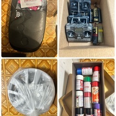 ゴルフシューズ　　財布　バック　金属類　ホイールキャップ　プリンター　モニター　チューナー　ラジコン部品などの画像