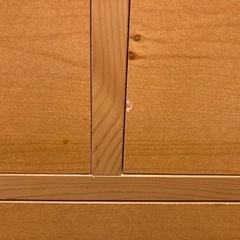 【12/21迄！】ハイチェスト5段／天板無垢材／ナチュラルの画像