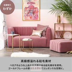 Francfranc　シュエット ソファ 2S ダークグレーの画像