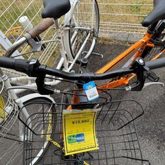 ★店頭にて試乗可★ J3355　【リユースのサカイ柏店】　軽快自転車　27インチ　6段変速　ダイナモライト　オレンジ　　簡易クリーニング済　 中古自転車 　流山市 中古自転車 松戸市 中古自転車 我孫子市 中古自転車 船橋市 中古自転車 守谷市 中古自転車 取手市 中古自転車の画像