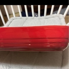 クリスマスにピッタリ　ル・クルーゼ　グラタン皿の画像