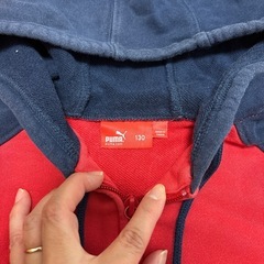 PUMA  キッズパーカー  130サイズの画像