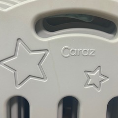 caraz カラズ ベビーゲート8枚セット(白4枚/グレー4枚)＋円盤脚の画像