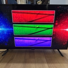 IRIS OHYAMA 32WB10P ハイビジョン液晶テレビ アイリスオーヤマ B-CAS付き 2019年製 中古現状保管品の画像