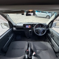 極美⭐︎車検8年10月⭐︎30年式ハイゼット クルーズSA IIIオートマ！純正ナビ  フルセグTV Bluetooth バックモニター キーレス スマアシ3付 すぐ乗れます！絶好調です！純正LEDヘッドライト&フォグ付の画像