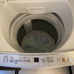 【ほぼ新品】AQUA 全自動洗濯機 7kg 2025年4月購入 引取限定の画像