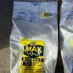 まとめて半透明ビニール袋の画像