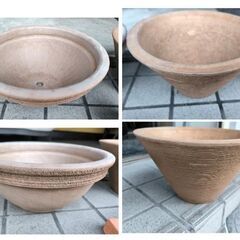 植木鉢、ワイヤーバスケット等まとめて　中古品の画像